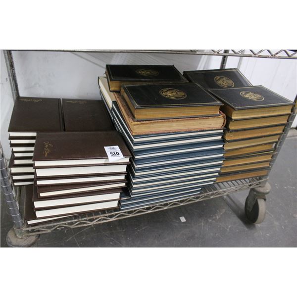Asst. Hard Back Collector Series Books - Bottom Shelf