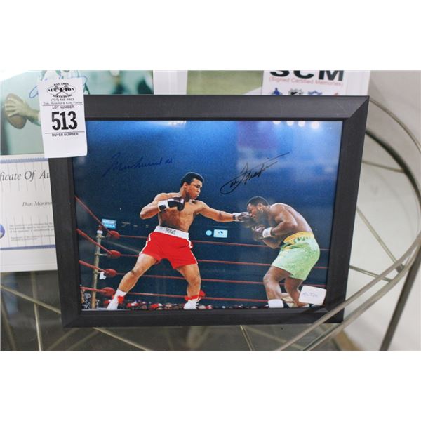 Muhammed Ali/Joe Frazier Autographed Photo