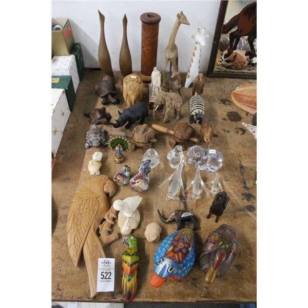 Asst. Carved Animal Figurines