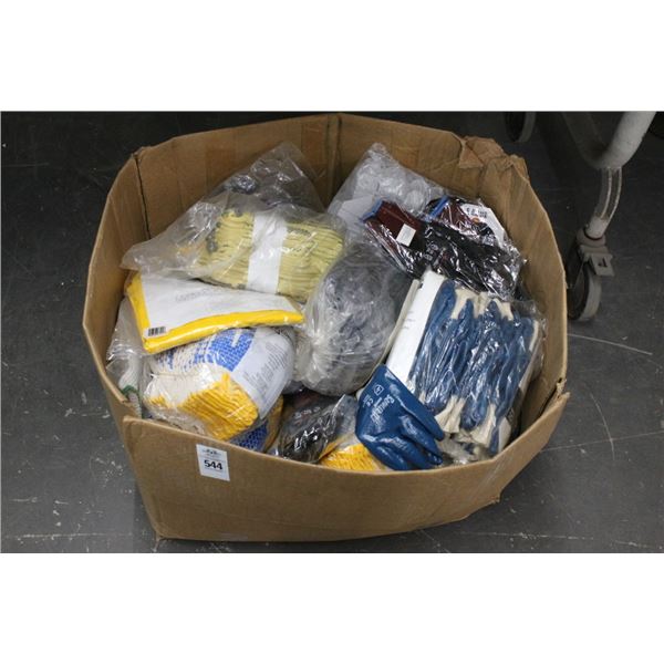 Large Box Lot New Work Gloves