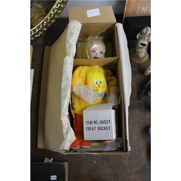 Doll w/Tweety Bird Costume In Box