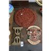 Image 1 : Indian Mask w/Cast Shell, Charger