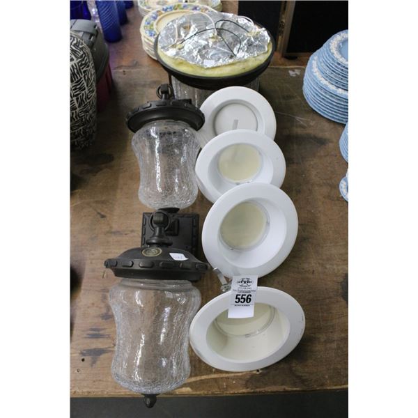 Recessed Lighting, Sconces, Flush Mount Fixture