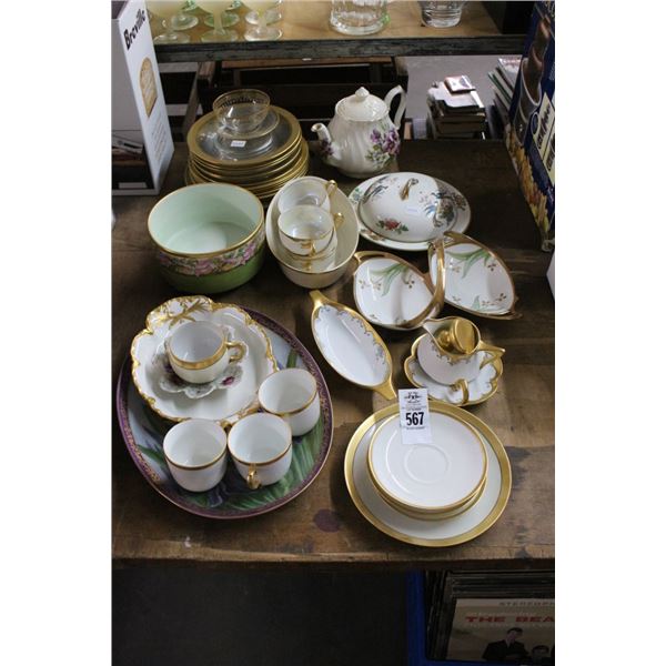 Asst. China Dishes, Bowls, Serving Accessories