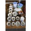 Image 1 : Asst. Stoneware Bowls, Pitchers, Lidded Containers, Dish