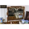 Image 1 : Tiger Oak Dresser Mirror - No Shipping