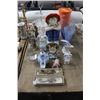 Image 1 : Asst. Figurines, Estate Jewelry, Vases, 3 Tier Server, Décor