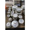 Image 2 : Grey Floral Trim China Set