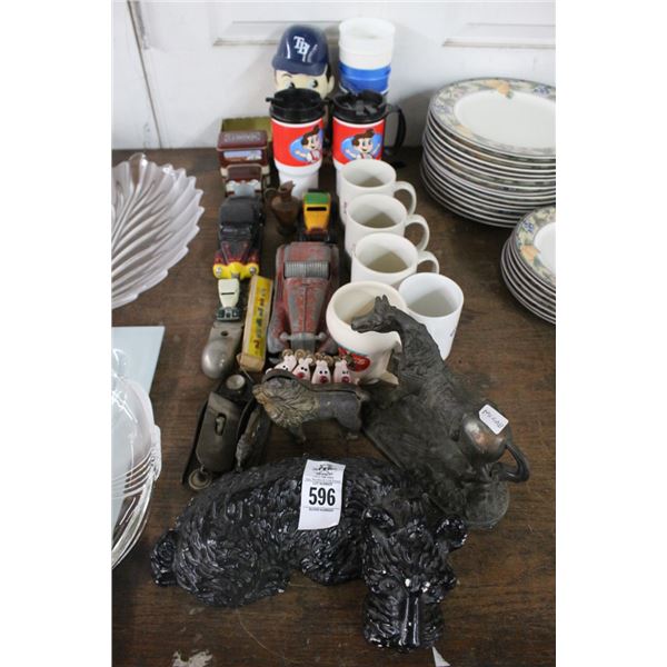 Vintage Toys, Cast Animals, Collector Mugs, Die Cast, More