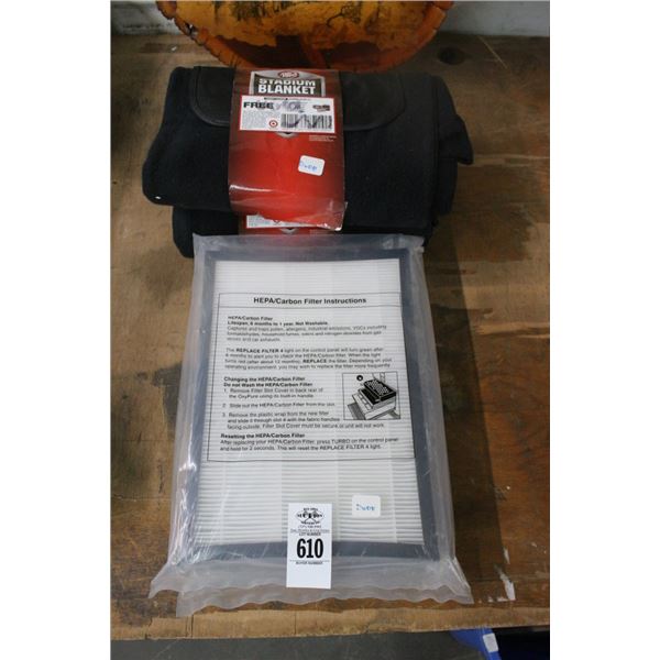 Stadium Blankets, Hepa Filters