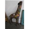 Image 1 : Metal Giraffe Statuary - Missing Head