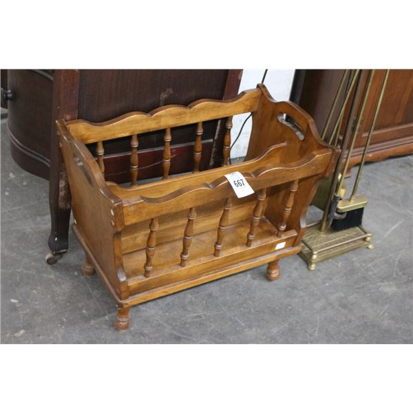 Maple Magazine Rack