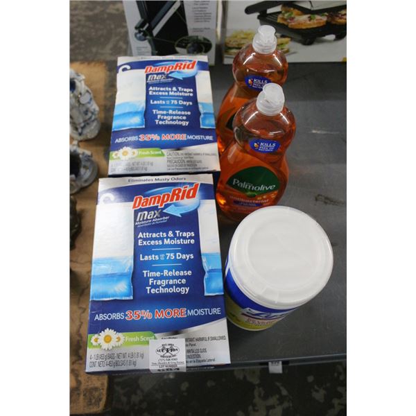 Damp Rid, Lysol Wipes, Palmolive