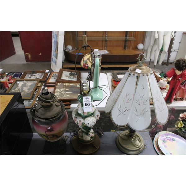 Vintage Lamps - 3 - Missing Shades