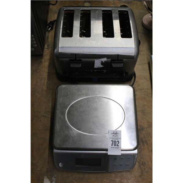 Electronic Scale, 4 Slice Toaster