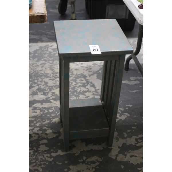 Green Painted Small End Table