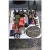 Image 1 : Vintage Tins, Sad Irons, Insulators, Decanter, Décor