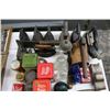 Image 2 : Vintage Tins, Sad Irons, Insulators, Decanter, Décor