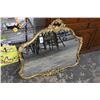 Image 1 : Gold Guild Framed Mirror - Has Damage - No Shipping
