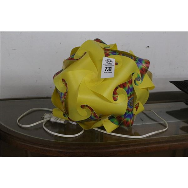 Contemporary Plastic Hanging Lamp
