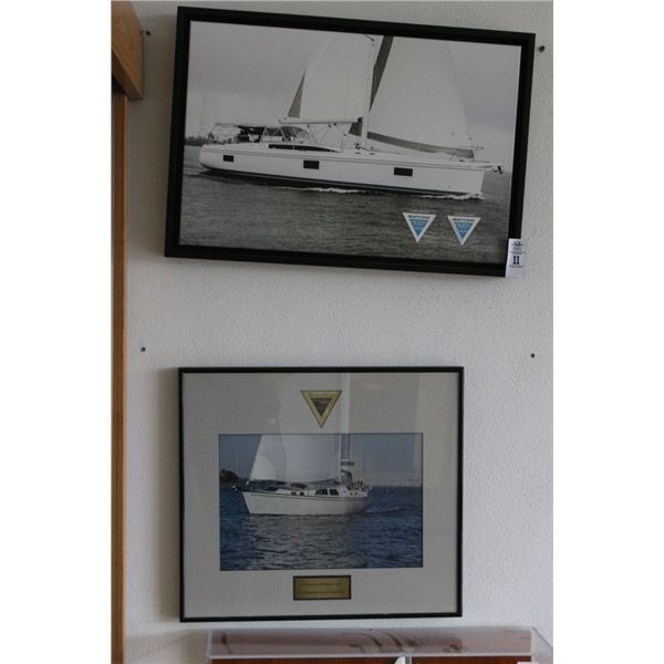 Asst. Framed Boat Photos Throughout