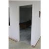 Image 6 : Retro Desk/Credenza, Leather Side Chair, Hat/Coat Rack In Office - Phone Not Included