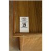 Image 2 : Oak Bookcase, Upright Cabinet, Worktable, Paper Cutter, Shredder, Office Supplies In Room