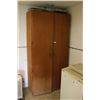 Image 3 : Oak Bookcase, Upright Cabinet, Worktable, Paper Cutter, Shredder, Office Supplies In Room
