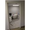 Image 8 : White Desk w/2 Bookcases, 2 Chairs, Fan In Office