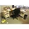 Image 3 : Office System Desk Return, Bookcases, File, Lobby Armchairs, Coffee Table