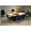Image 1 : Conference Table, Desk System, Lateral File Cabinet, Furnishings in Office