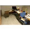 Image 4 : Conference Table, Desk System, Lateral File Cabinet, Furnishings in Office