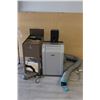 Image 1 : Everstar Room A/C Unit, File Cart, Accumilator Tanks,  4' Table