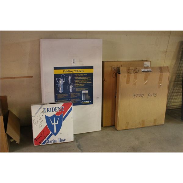 Lewmar Folding Helm Wheel, Marine Hose, Hatches