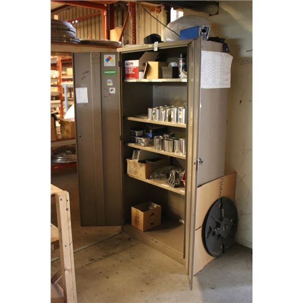 Metal Storage Cabinet w/Asst. Stains, Marine Hardware