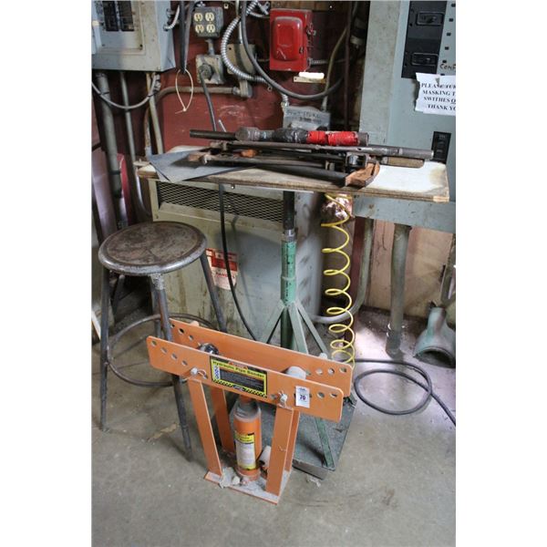 Hydraulic Pipe Bender, Stock Stand