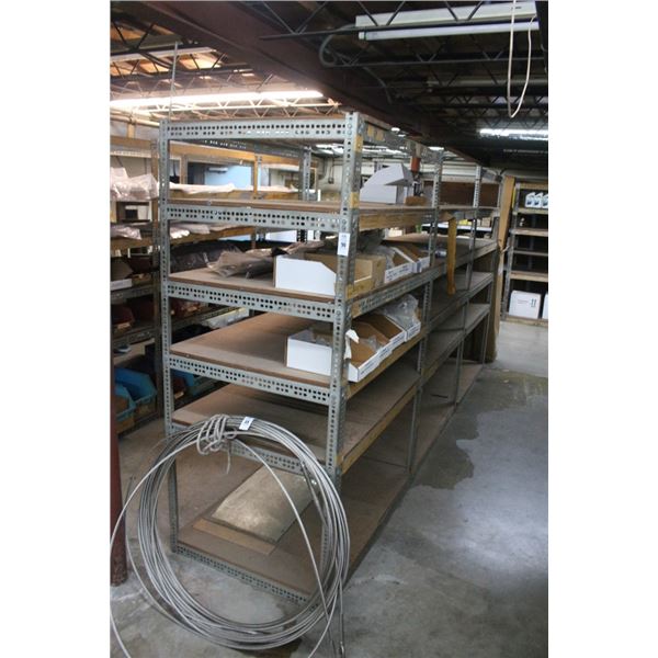 3-Heavy Duty Storage Racks Sections - 3 X $