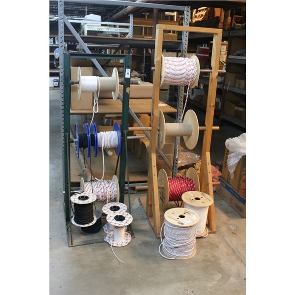 Asst. Rope Spools w/Racks