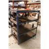 Image 1 : Small Blue 4 Shelf Storage Rack