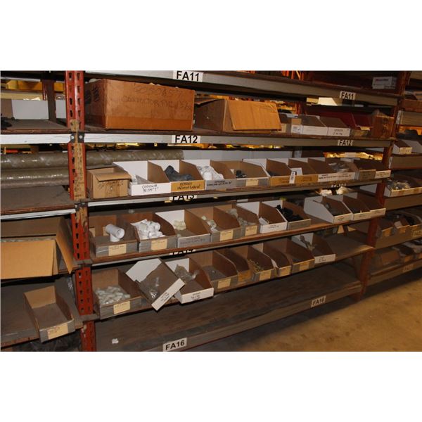 Bins w/Asst. Marine Hardware Shelf Side - 4 Shelves