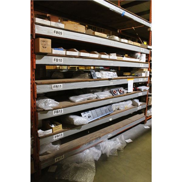Shelf Side of Asst. Marine Control Panels, Electronic Hardware - 5 Shelves