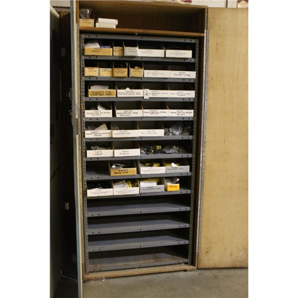 Grey 12 Shelf Bin Rack w/Asst. Marine Hardware