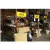 Image 1 : 3-Red Heavy Duty Storage Shelf Racks - 3 X $