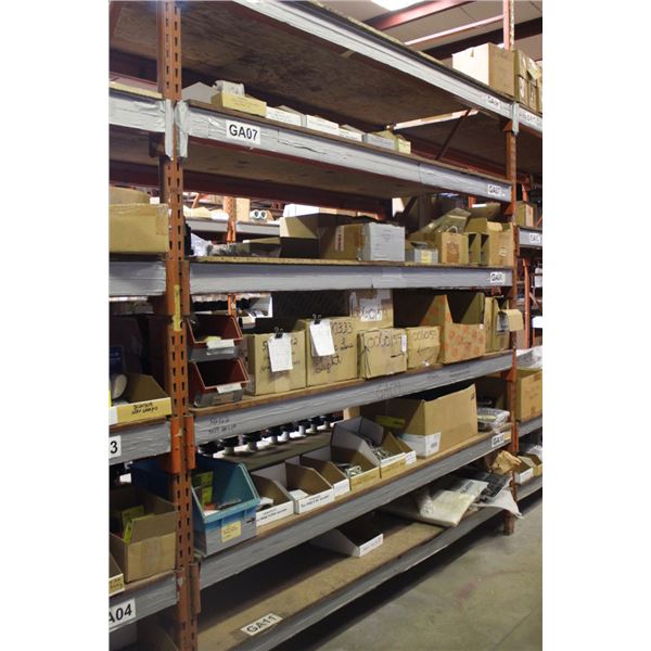 Side of Rack Bins w/Asst. Marine Hardware - 5 Shelves