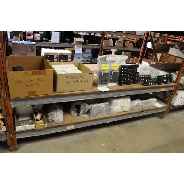 Side of Rack Marine Control Panels, Asst. Hardware - 4 Shelves