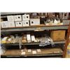 Image 6 : Side of Rack Ritchie Navigator Compasses, Asst. Marine Hardware - 6 Shelves