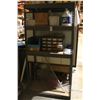 Image 1 : Gray Storage Rack, Parts Bin, Hardware