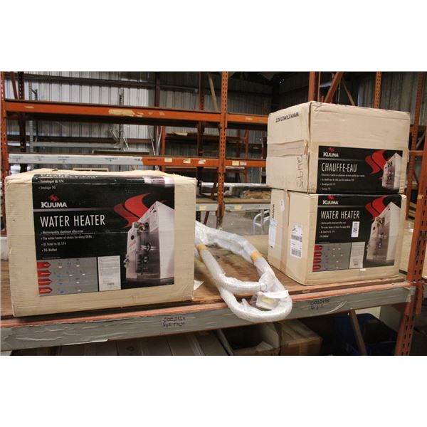 3-Kuuma Marine Water Heaters - 3 X $