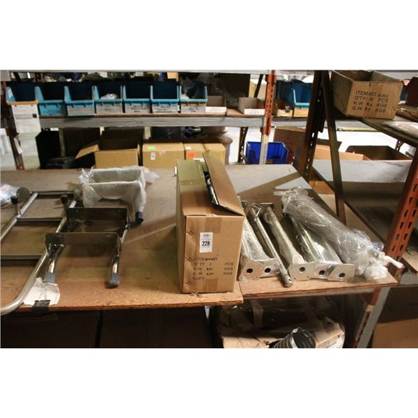SS  Marine Hardware on Shelf, Ladders