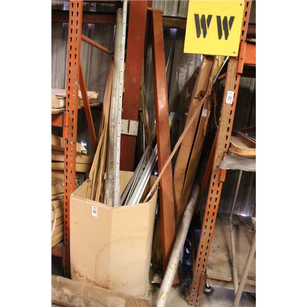Asst. Rub Rail Hardware Between Racks